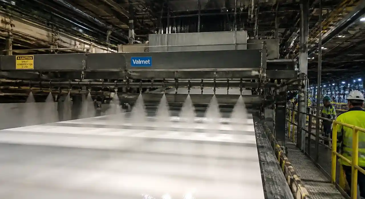Paper mill humidification