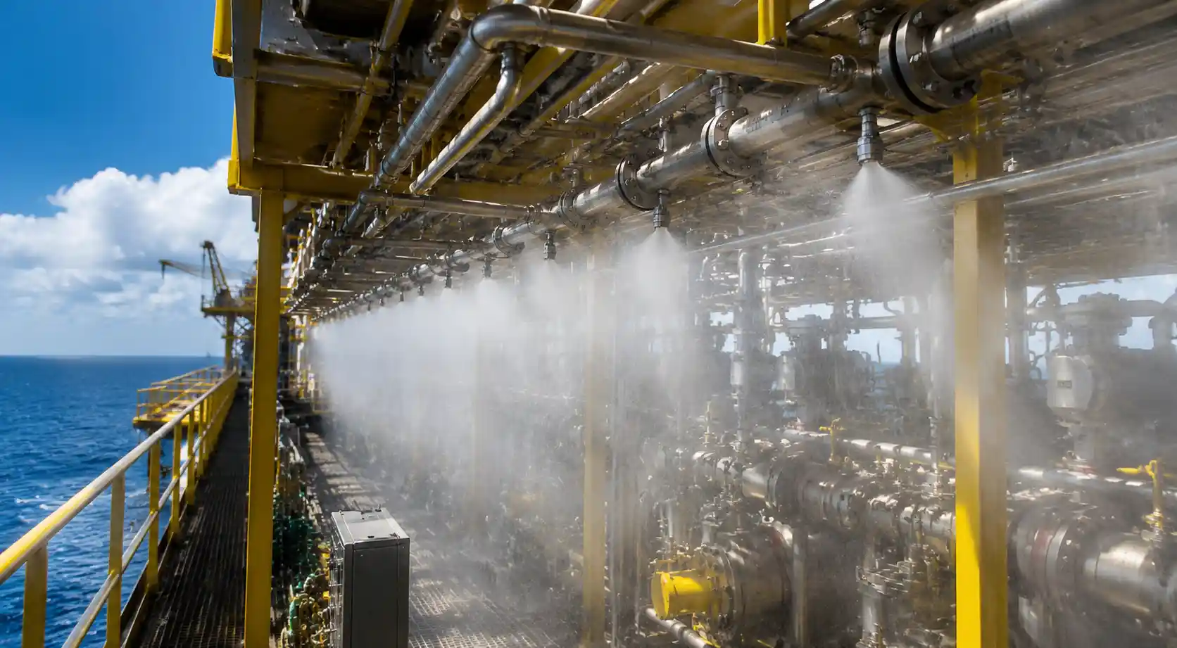 Offshore fire protection
