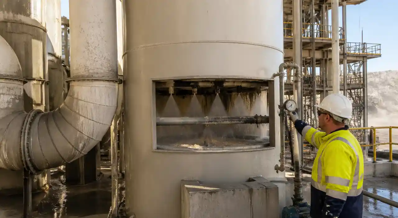 Wet dust collection