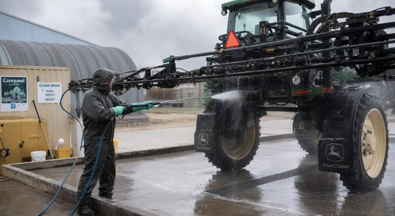 Livestock cooling spray system